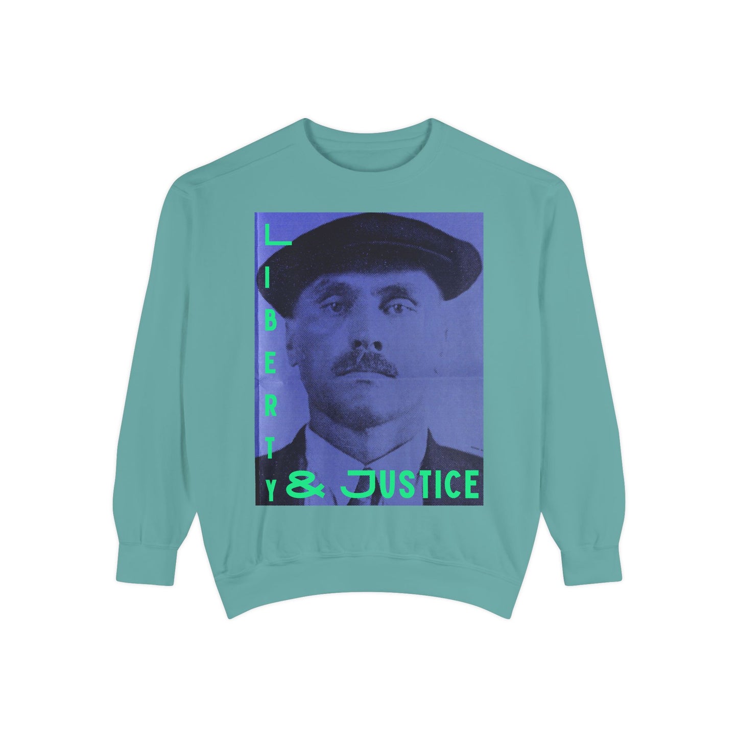 Liberty and Justice Unisex Garment-Dyed Sweatshirt
