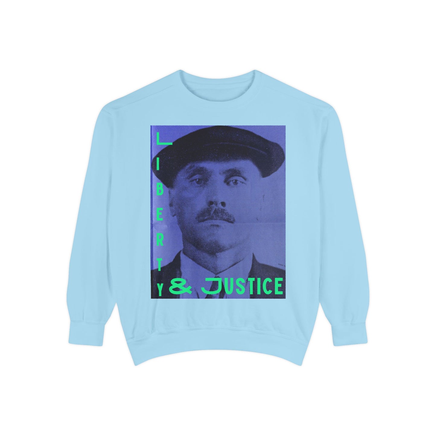 Liberty and Justice Unisex Garment-Dyed Sweatshirt