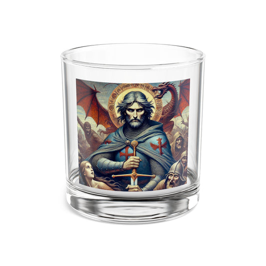 Artisan Rocks Glass, 10oz - Unique Gift for Whisky Lovers, Custom Decor, Fantasy Art, Perfect for Celebrations, Home Bar