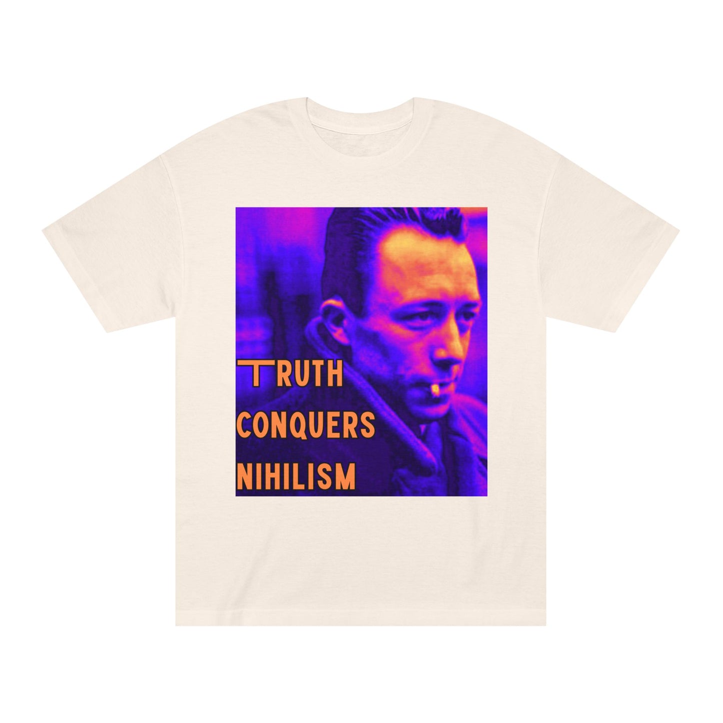 Nihilism Conquered Tee, Philosophical T-Shirt, Retro Graphic Tee, Unisex Statement Shirt, Casual Top for Thoughtful Souls, Gift for [...]