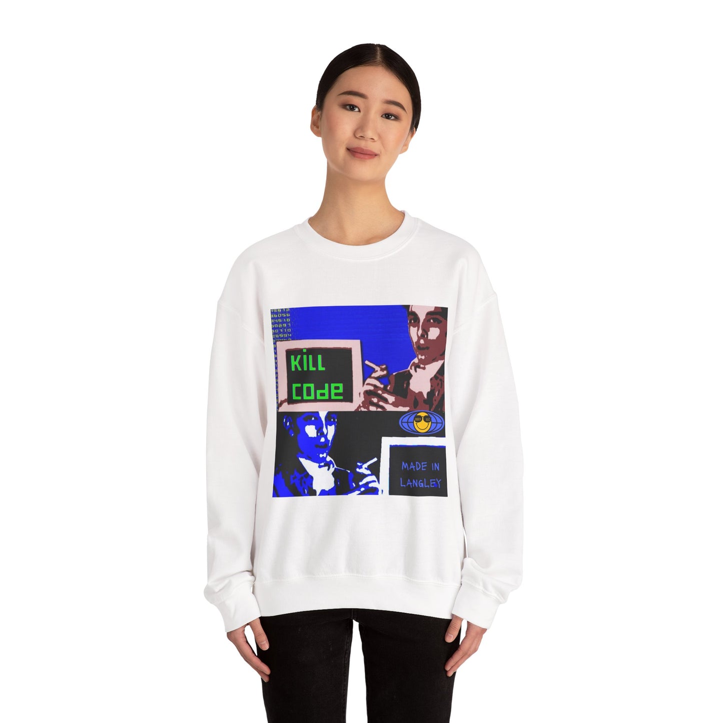 Kill Code Phiber Optik Unisex Heavy Blend™ Crewneck Sweatshirt