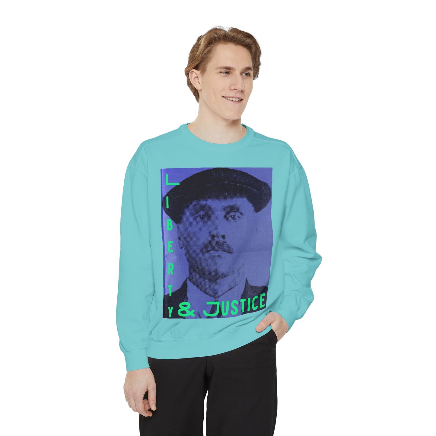 Liberty and Justice Unisex Garment-Dyed Sweatshirt