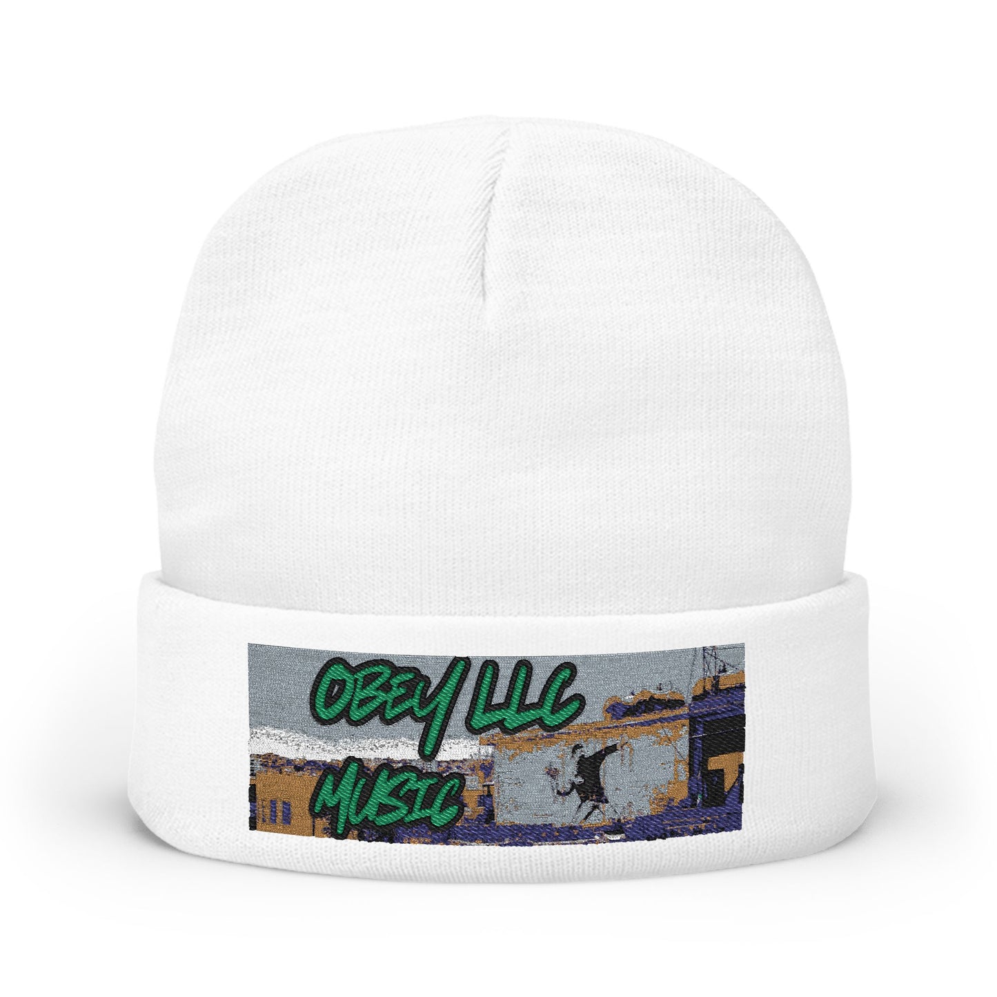 Obey LLC Music Knit Beanie (Embroidery)