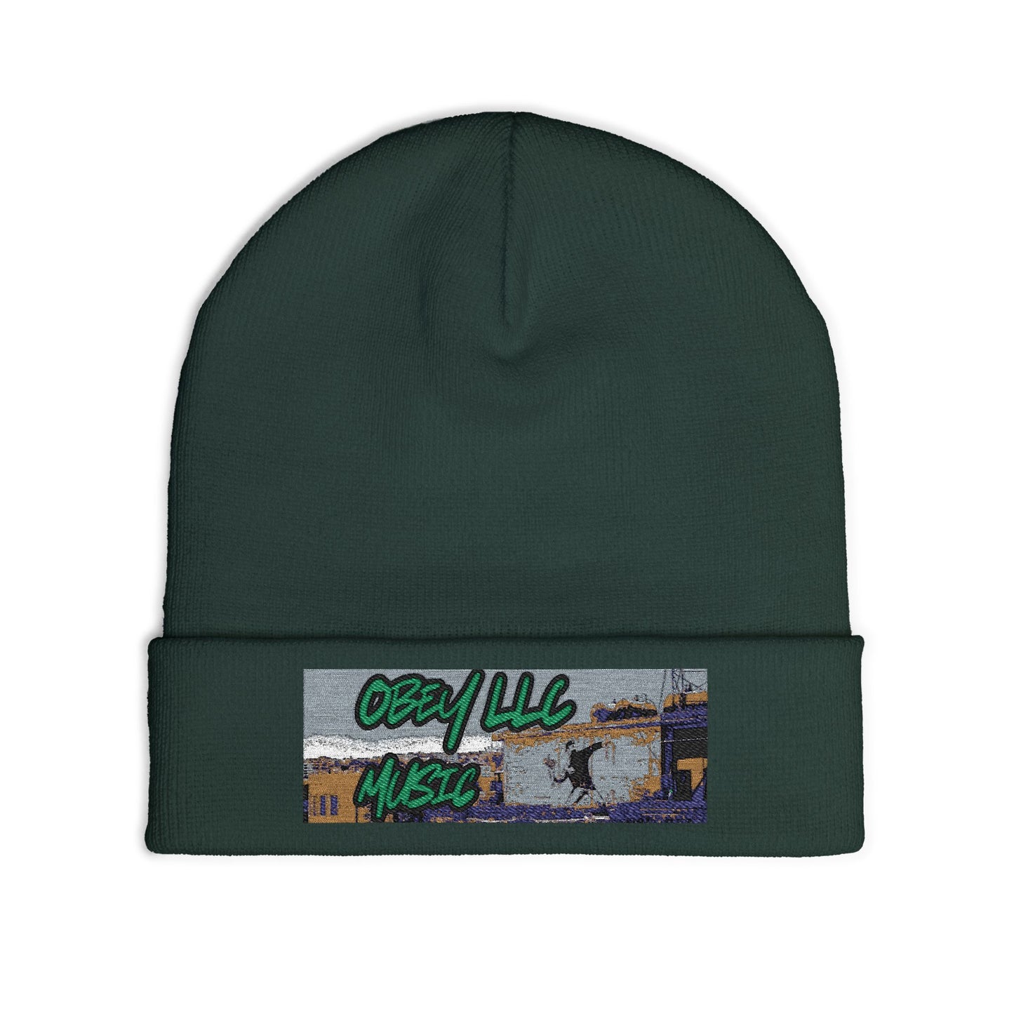 Obey LLC Music Knit Beanie (Embroidery)