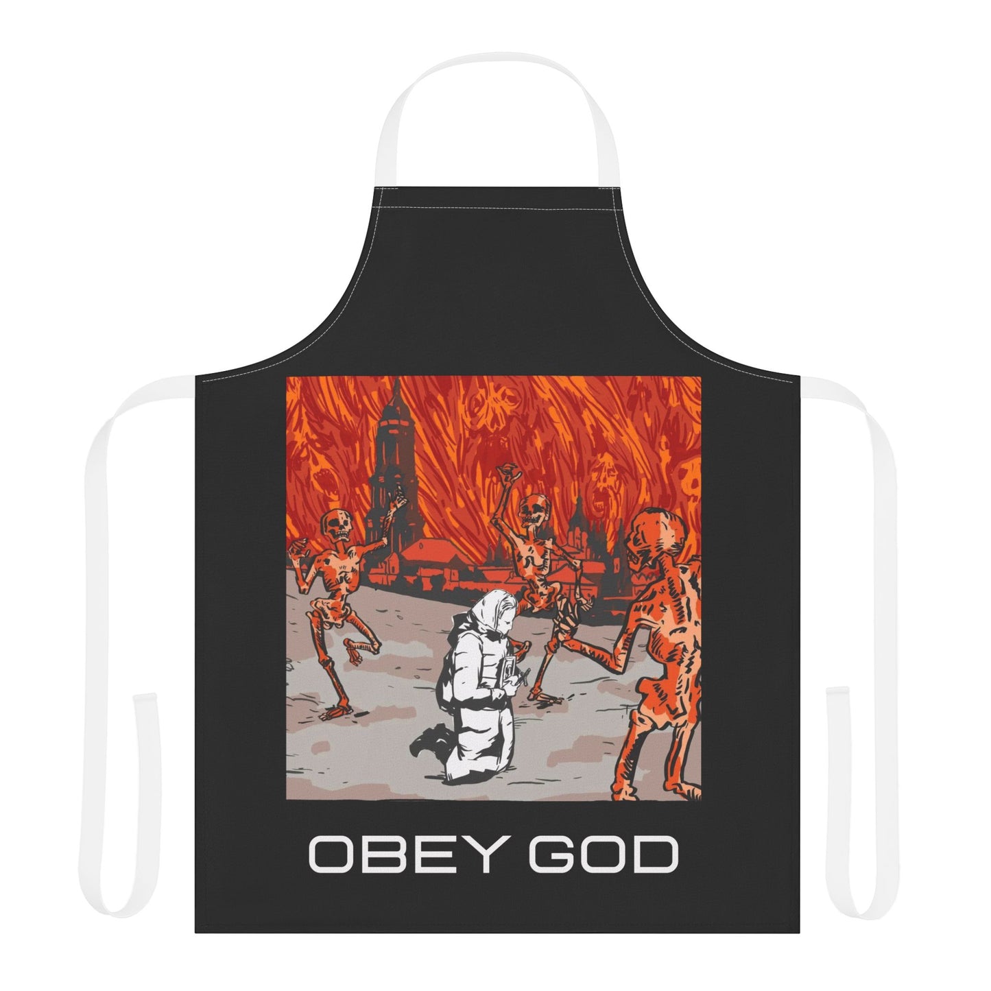 Obey God Lavra Caves Apron, 5-Color Straps (AOP)