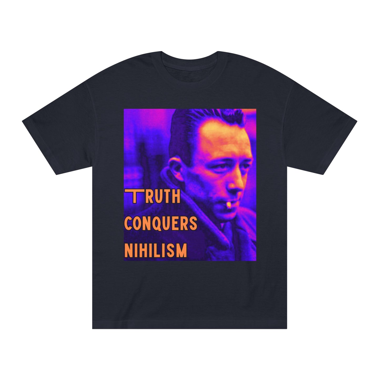 Nihilism Conquered Tee, Philosophical T-Shirt, Retro Graphic Tee, Unisex Statement Shirt, Casual Top for Thoughtful Souls, Gift for [...]
